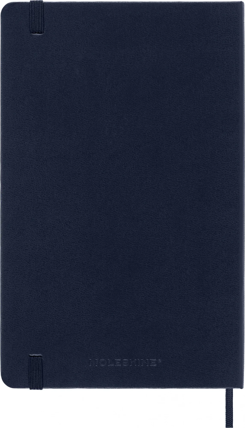 Еженедельник 2025-2026 Moleskine Academic WKNT (DHB2018WN3) 13х21см, твердая обложка, синий сапфир