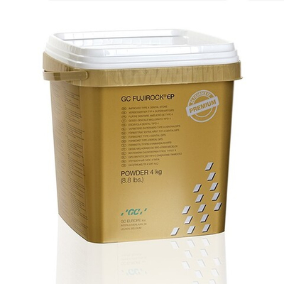 Fuji Rock Polar White (4кг) Фуджи Рок Белый Супергипс 4 Класса, зуботехнический гипс