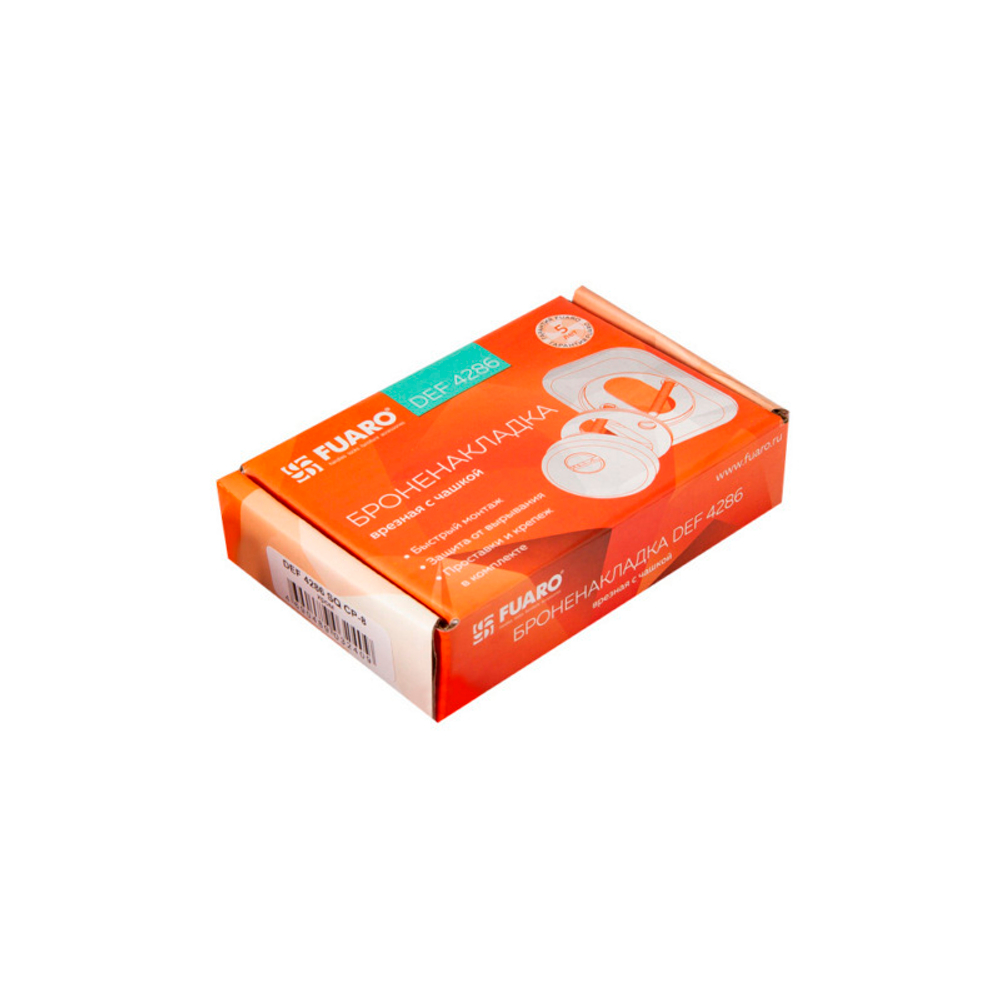 Накладка бронированная Fuaro DEF.XL/K-EXT.4286 (DEF 4286 SQ XL) BL-24 черный квадрат