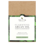 Tree To Tub, набор шампуня и кондиционера, очищающее аргановое масло, бодрящая перечная мята, набор из 2 предметов, по 250 мл (8,5 жидк. унции)