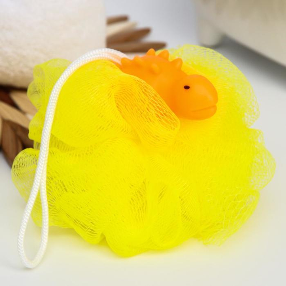 5437575 Мочалка детская для купания "Динозаврик"