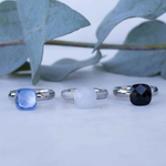 Кольцо Qudo Firenze Light Sapphire 16 мм 611003 BL/S