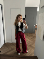 Брюки Office винный