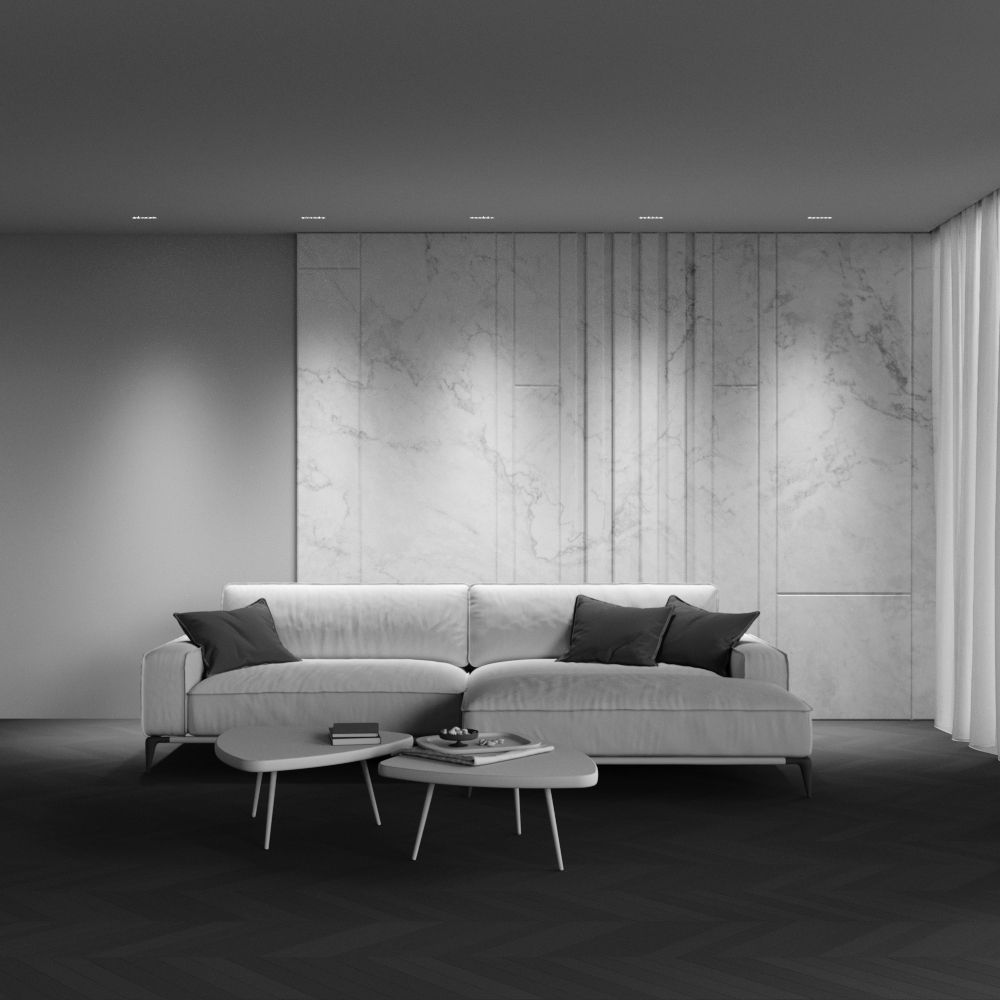 Светильник встраиваемый светодиодный Maytoni   DL065-12W3-6K-TRS-W