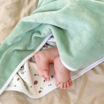 Двусторонний велюровый плед Mjölk Magic Mint