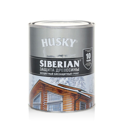 HUSKY Siberian Биозащитный грунт для дерева