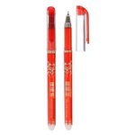 Ручка гелевая, пиши-стирай, Basir, красные чернила, серия "CLASSIC", 12 шт