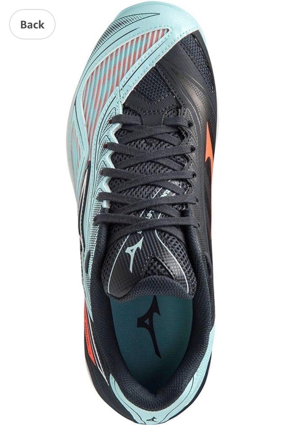 MIZUNO, WAVE MEDAL 7, Table Tennis, Turquoise/CBlue/Soleil, WOMEN, US 5,5 /EUR 37 /UK 4,5 /СМ 23,5