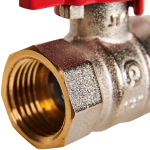 Кран шаровой полнопроходной ROMMER - 1/2" (ВР/ВР, PN40, ручка-бабочка)