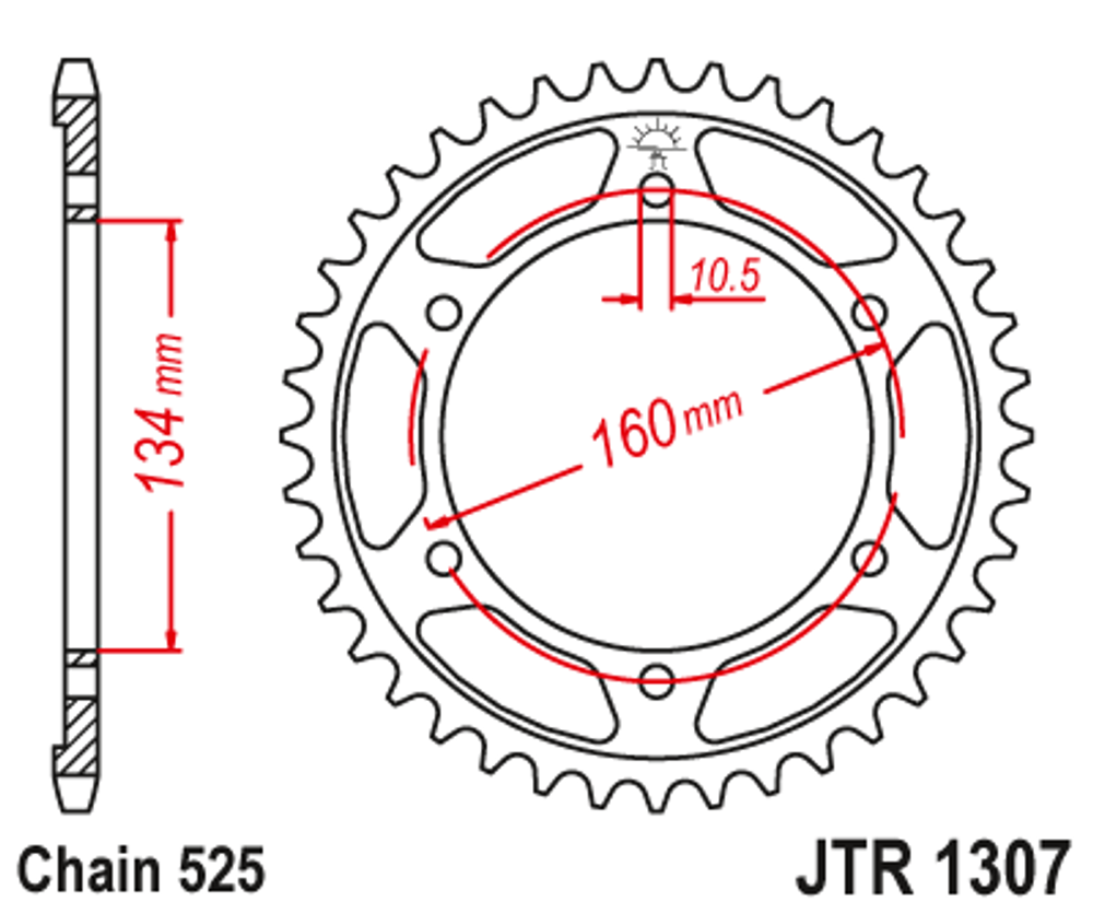 Звезда JTR1307.45ZBK