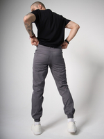 Брюки карго с передними карманами Город Горький серый графит