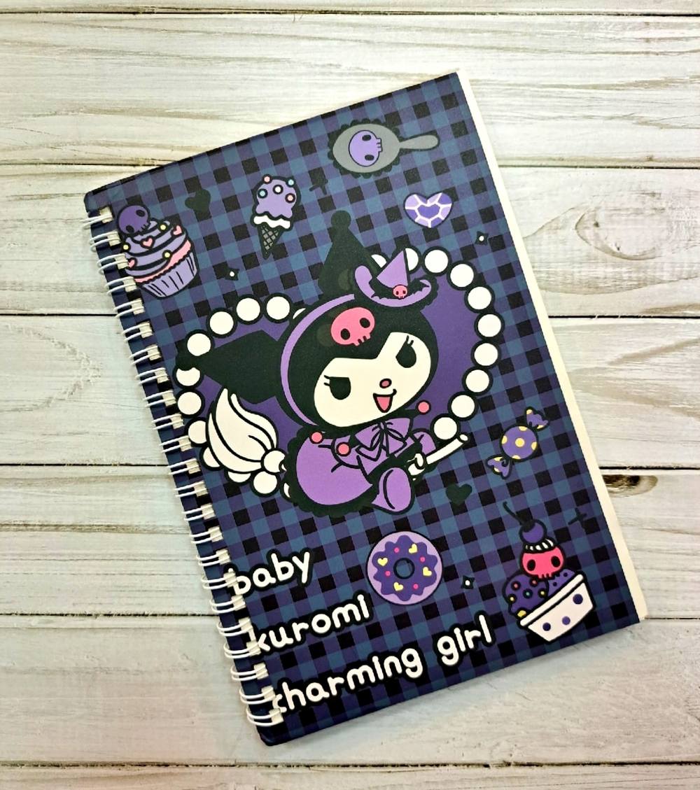 Тетрадь в линейку "Kuromi", 60 л.