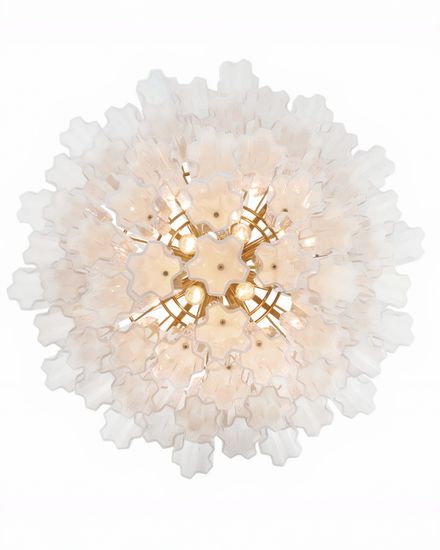 Люстра “Толбот” c белым стеклом