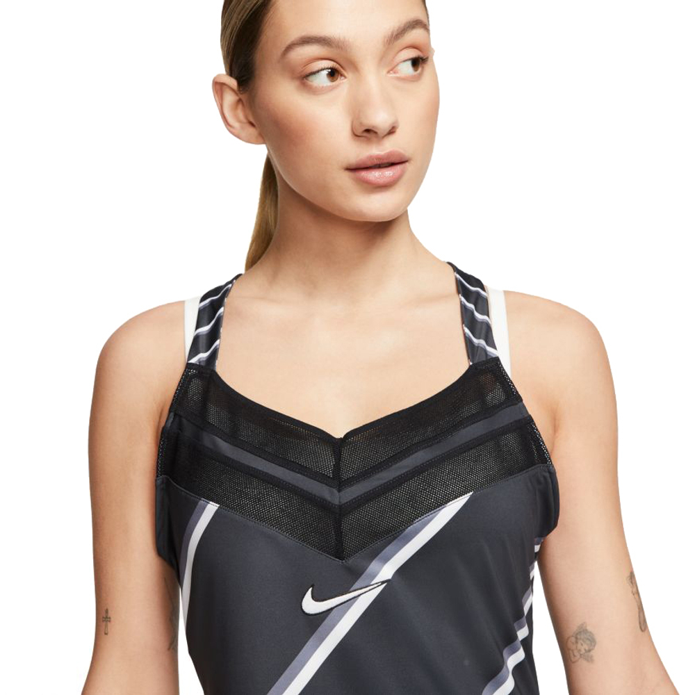 Теннисное платье Nike Court Dress PS NT - black/white/black