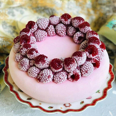 Силиконовый молд "Малиновый венок"