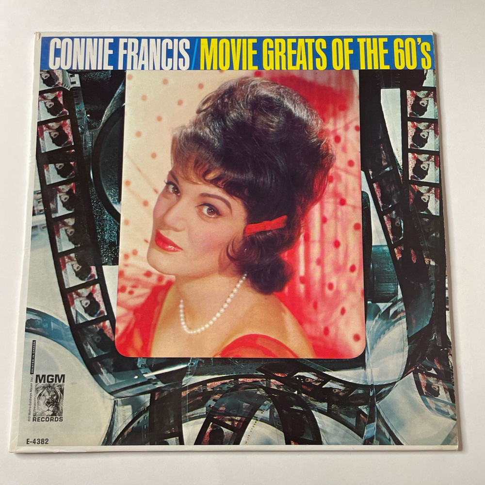 Винтажная виниловая пластинка LP Connie Francis Movie Greats Of The 60's (Canada 1965) Strangers In The Night