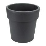 Кашпо ТУБУС 200мм 2,5л графитовый (комплект 8 шт)