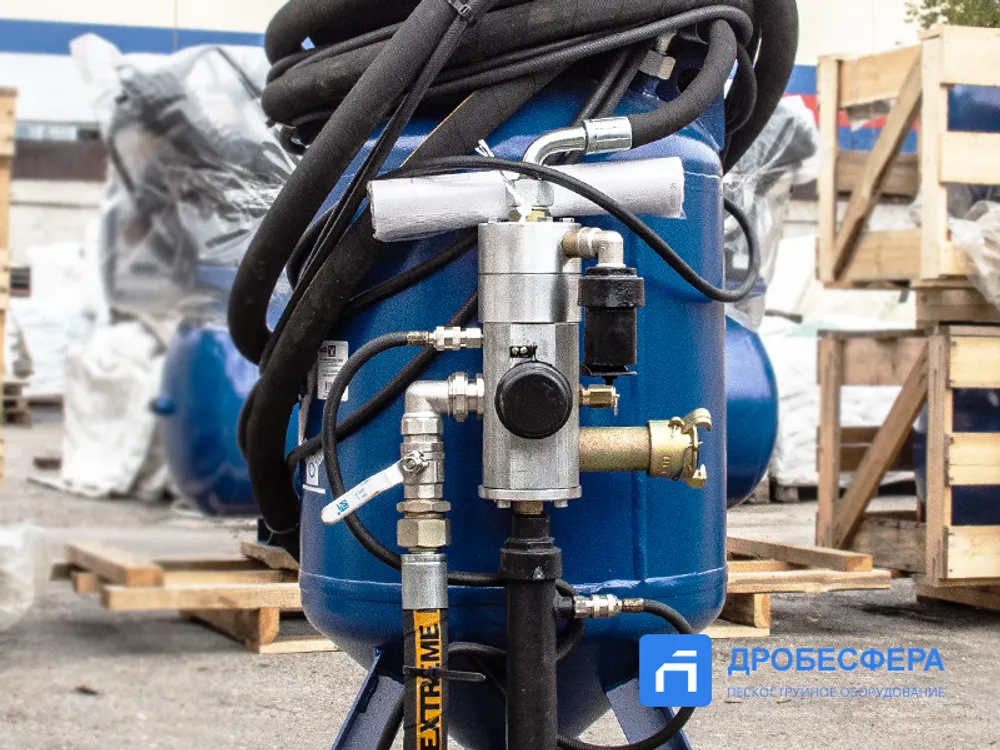 Пескоструйный аппарат АСО 100-01 с рукавом 20 метров