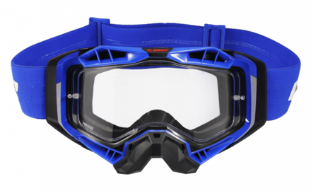 LS2 Очки кроссовые AURA Goggle с прозрачной линзой синие