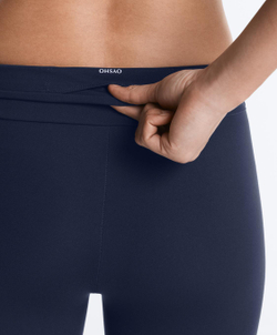 OYSHO Легинсы капри Compressive Core Control с высокой посадкой длиной 40 см, темно-синий