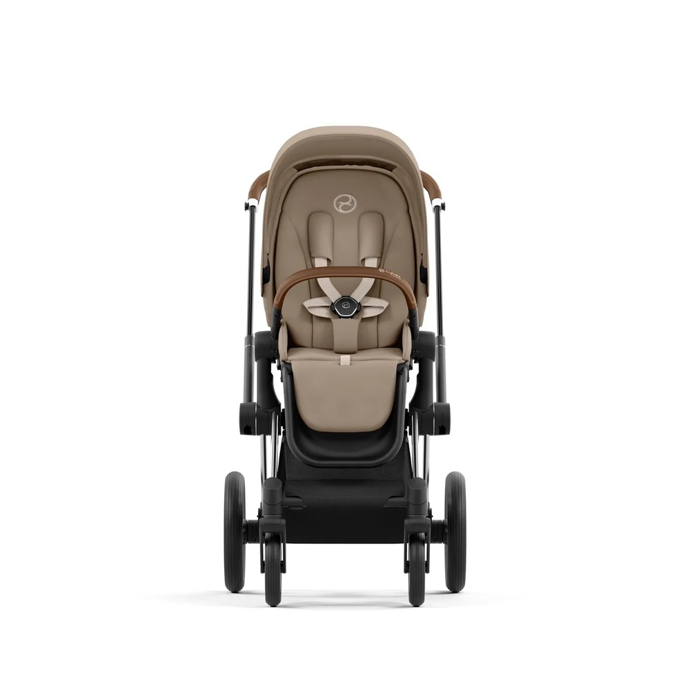 Коляска Cybex Priam IV 3 в 1 цвет Cozy Beige на шасси Chrome Brown