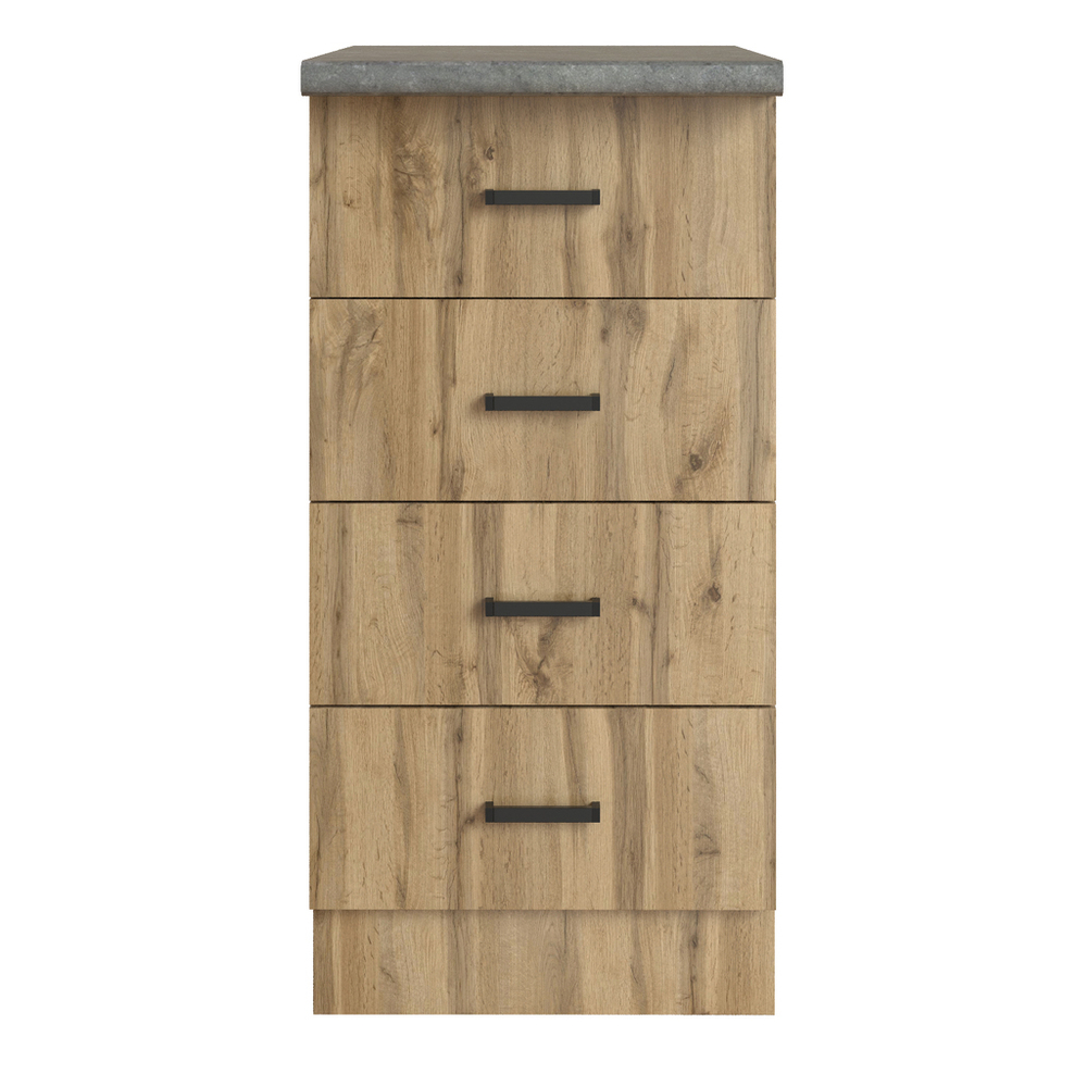 Стол разделочный 40 вотан (4 ящика) столешница бетон