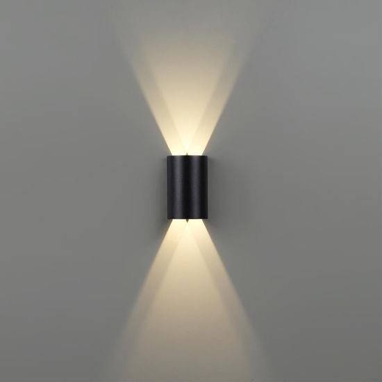 7125/4WL NATURE ODL25 Фасадный светильник черный/металл IP54 LED 5W 115° 100-240V BAR