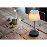 Лампа настольная oscar usb, 14,5х14,5х34 см, черная