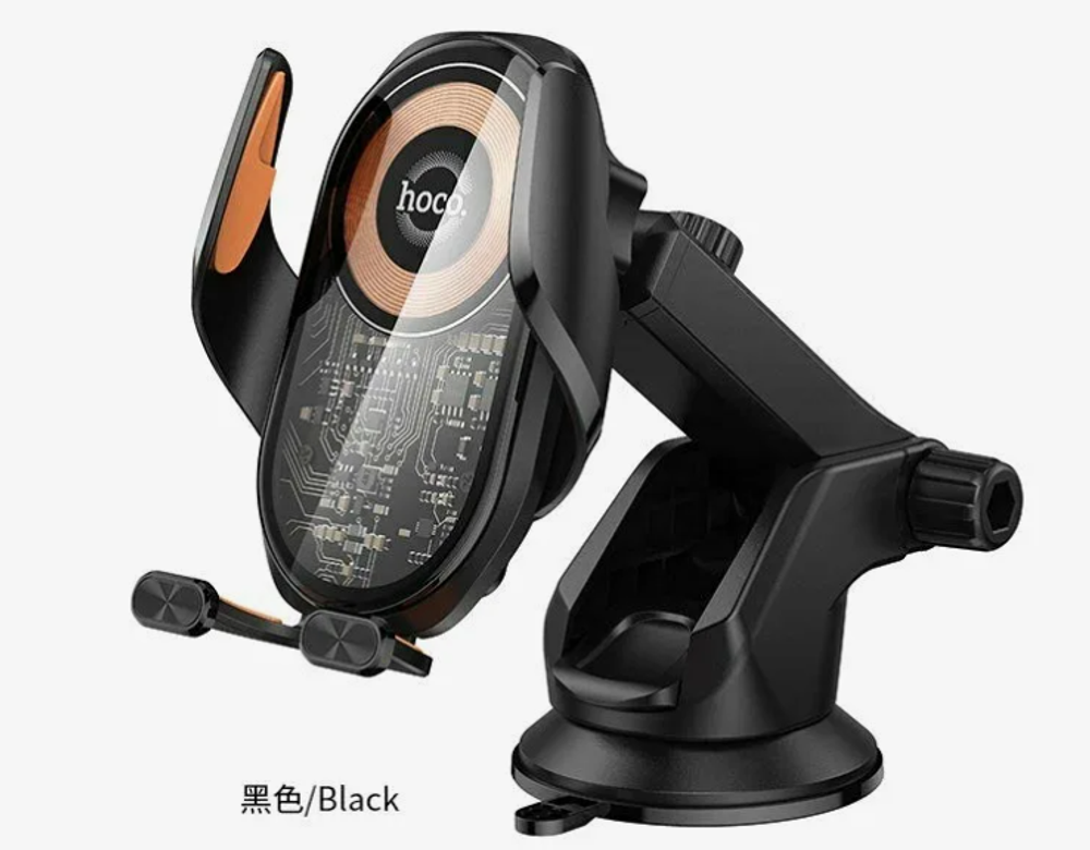 Автодержатель HOCO HW34 (center console) Black