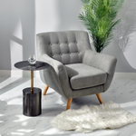 Кофейный столик Solid диам.40см x 58см, чёрный, металл