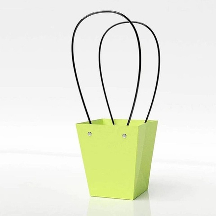 Пакет для цветов КОНУС 13*9,5*15,5 САЛАТОВЫЙ