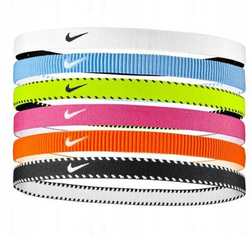 Повязка на голову Nike Flex Classic 6P - volt/vivid pink/white