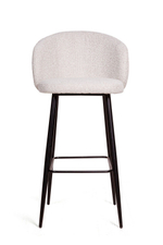 Стул полубарный Vito, букле белый / опора конус