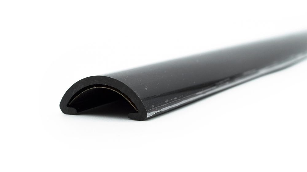 Махровка- триммер 9" для наклейки (черная)