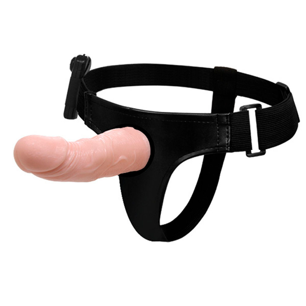 Мужской реалистичный вибрострапон 15см на трусиках Baile Ultra Passionate Harness Baile BW-022048