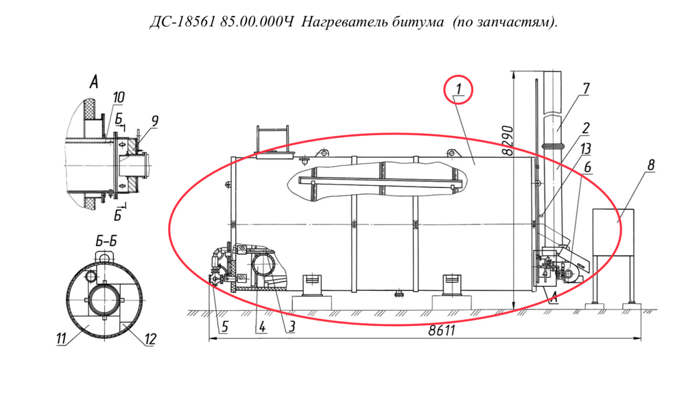 ДС-185 86.00.000 Емкость