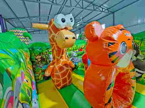 Коммерческий надувной батут «Чудо-сафари 2» 3,5*3,5*2,4 м