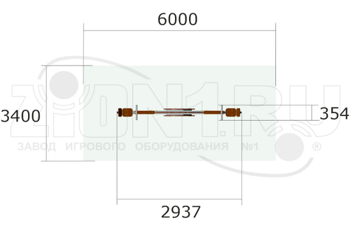 Качалка-балансир «Мишка У1»