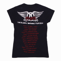 Футболка женская Aerosmith The Global Warming Tour
