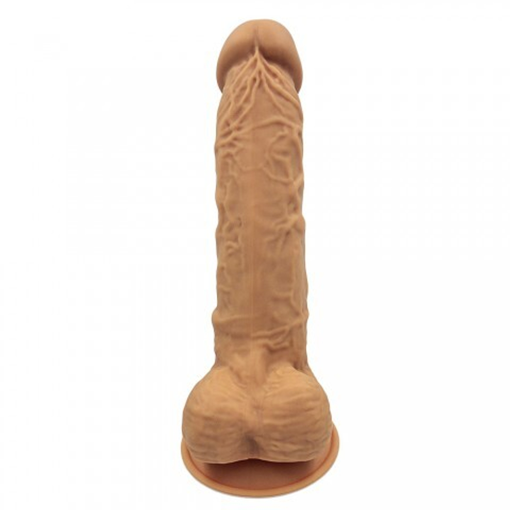 Реалистичный фаллоимитатор SilexD Model 1 (20,5*4,5), бежевый