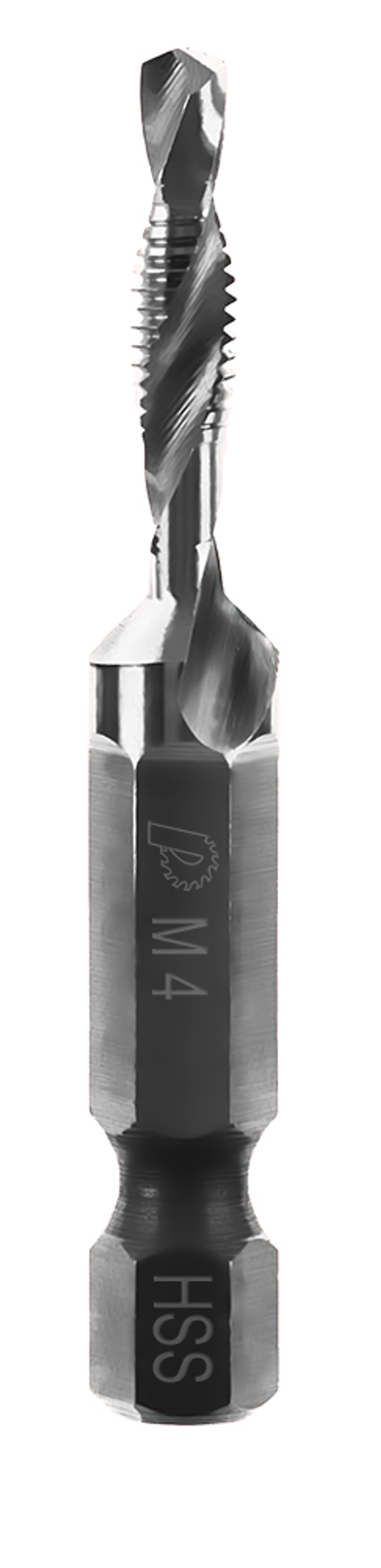 Сверло метчик М4, хвостовик HEX 1/4' Практика (0,7х52мм)