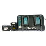 Makita PowerPack LXT аккумулятор BL1840B x 4шт + ЗУ DC18RD + кейс набор 198489-5