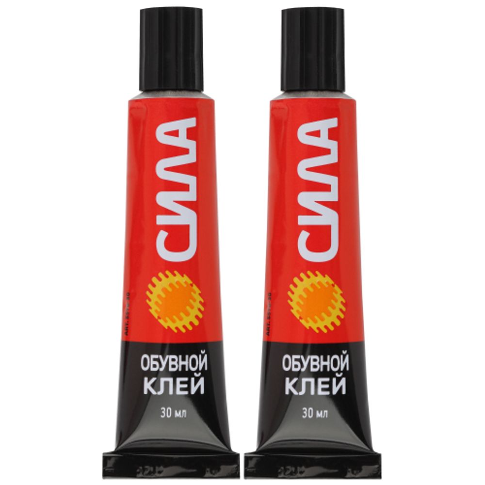 Набор клея СИЛА SET2-SHO30 обувной 2 шт х 30 мл | Сила