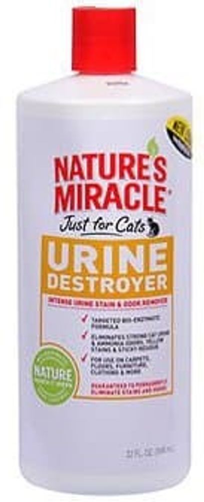 8in1 уничтожитель пятен, запахов и осадка от мочи кошек NM JFC Urine Destroyer 945 мл