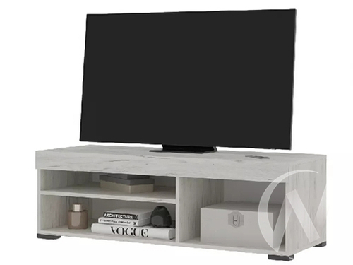 Тумба под ТВ МС Гранд (дуб крафт белый/дуб крафт белый)