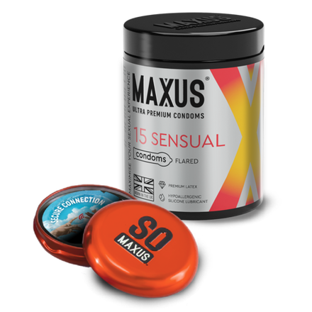 Презервативы MAXUS Sensual №15, анатомические X-Edition, 15 шт