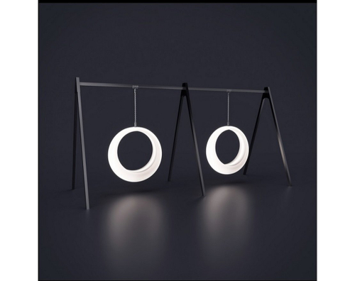 Светящиеся качели с конструкцией Ring