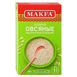 ХЛОПЬЯ МАКФА 350 ГР ОВСЯНЫЕ БЫСТР ПРИГОТОВЛЕНИЯ №2022