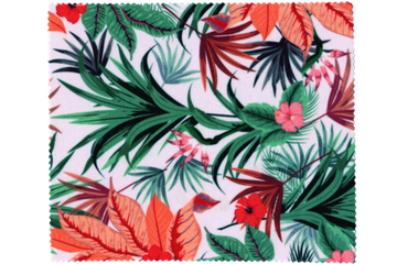 Салфетка микрофибра 15х18 (ТРОПИКИ)  в  упаковке.