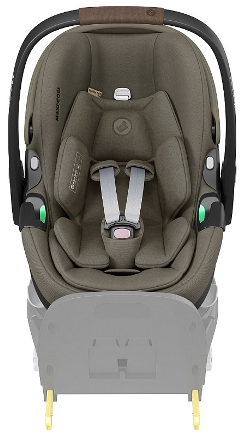 Коляска детская Maxi-Cosi Oxford Plus 3 в 1 с автокреслом Pebble 360 Pro Twillic Truffle 1978403110 Twillic Green/Зеленый
